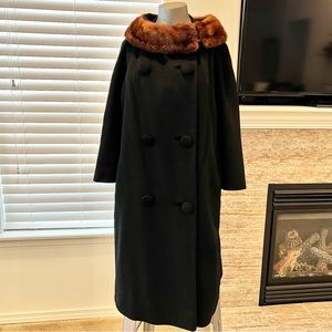 Jack Bloom California VTG Fur & Wool Coat